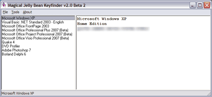 Magical Jelly Bean Software Magical Jelly Bean Keyfinder V2 0 Beta 4