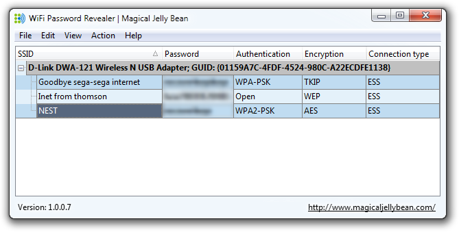 magical jelly bean wifi password revealer
