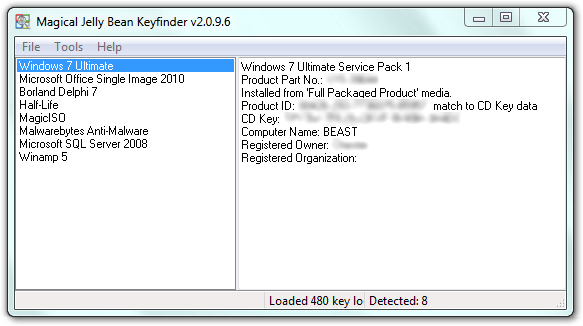 Keyfinder Magical Jelly Bean